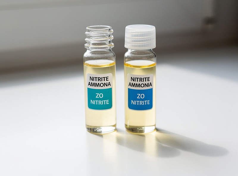 A liquid test kit confirming zero ammonia and zero nitrite at the end of a cycle regardless of bottled bacteria